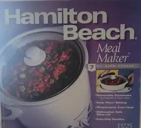 33725 Hamilton Beach Inch Meal Maker 7 Quart Slow Cooker Model