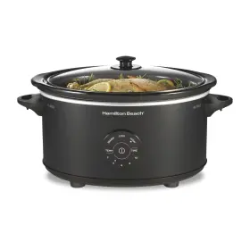 33762 Hamilton Beach 6 Quart Set And Quarts 15 Cooking Options Black