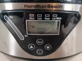 37530 Hamilton Beach Digital Food Steamer For Quick Healthy Cooking Stainless Steel #3