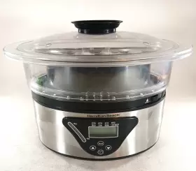 37530 Hamilton Beach Digital Food Steamer For Quick Healthy Cooking Stainless Steel