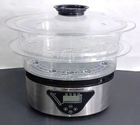 37530a Hamilton Beach Digital Food Steamer Quick Healthy Cooking Stainless Steel