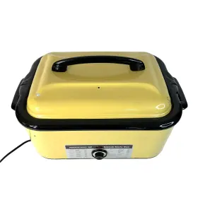 527-1 Hamilton Beach Vintage Scovill Automatic Roaster Oven 527l 18 Quart Yellow #2 527-1 Hamilton Beach Vintage Scovill Automatic Roaster Oven 527l 18 Quart Yellow #2