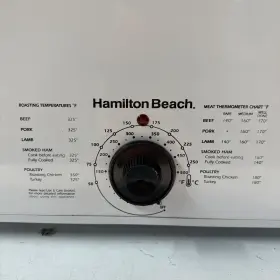 527w Hamilton Beach Vintage 18 Quart Roaster Oven Model Excellent Condition Tested #2 527w Hamilton Beach Vintage 18 Quart Roaster Oven Model Excellent Condition Tested #2
