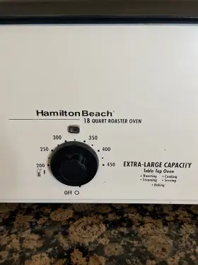 527ws Hamilton Beach Vintage 18 Quart Roaster Oven Extra-large Model Tested #2