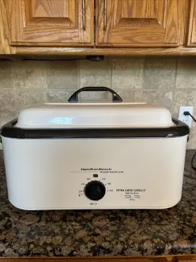 527ws Hamilton Beach Vintage 18 Quart Roaster Oven Extra-large Model Tested