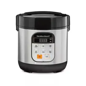 Hamilton Beach 744110159417 Compact 1.5 Quart Stainless Steel Electric Multi-cooker
