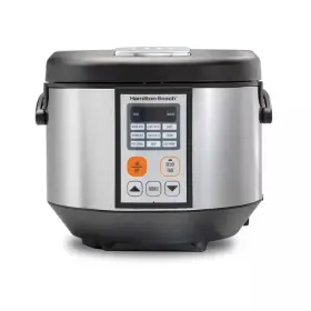 Hamilton Beach 744759604309 4.5 Quart Stainless Steel Digital Multi Slow Cooker