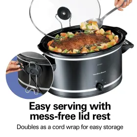 Hamilton Beach 755263231981 Slow Cooker With 3 Cooking Settings Dishwasher-safe Stoneware #2