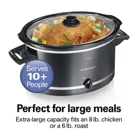 Hamilton Beach 755263231981 Slow Cooker With 3 Cooking Settings Dishwasher-safe Stoneware #3