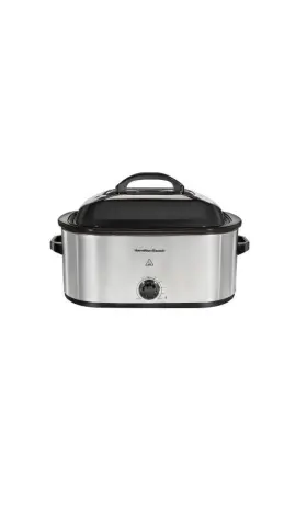 91670105 Hamilton Beach Roaster Oven 22 Quart 32215g Slow Cooker And Turkey 1450w