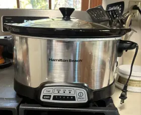 Tms-33478 Hamilton Beach Slow Cooker Crock Pot 7 Quart Programmable