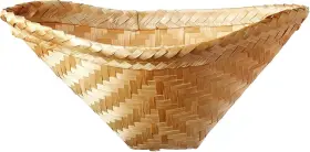 87361 Handmade Thai Sticky Rice Steamer Basket Only
