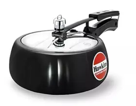 Cb20 Hawkins 901165027845 Hard Anodized Pressure Cooker 2 Liter Contura Black - New