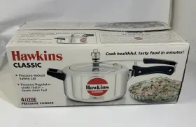 Hawkins Hws B45 Sir Stainless Steel 4.0 Liter Extra Thick Pressure Cooker New