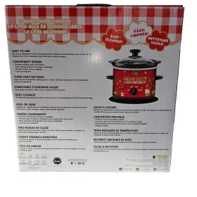 L927 Hello Kitty 705353549984 Nib Christmas 2 Quart Slow Cooker Stoneware Insert Easy Clean Up #3