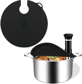 Hescred 744110861105 Sous Vide Precision Cooker Silicone Lids Fits Up To 11 Pot Compatible With Ano