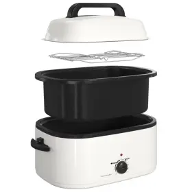 1002468955 Heynemo 26 Quart Electric Turkey Roaster Oven With Visible Glass Lid
