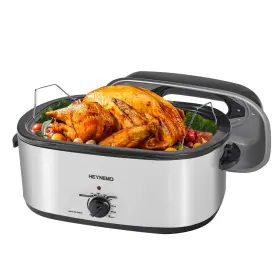 Heynemo 724901950348 Roaster Oven 26qt Multifunctional Electric For Turkey Meats Bre