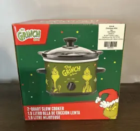 Hl9199080 Hobby Lobby Dr. Seuss The Grinch 2 Quart Slow Cooker Crock Pot Holiday