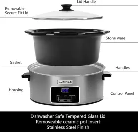 Homecookin 800689631928 8-quart Digital Programmable Slow Cooker With Timer #3 Homecookin 800689631928 8-quart Digital Programmable Slow Cooker With Timer #3