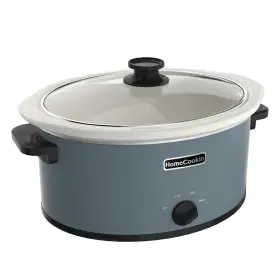 98824 Homecookin 7 Quart Slow Cooker Oval Manual Pot Food Quarts Manual-wh-bl
