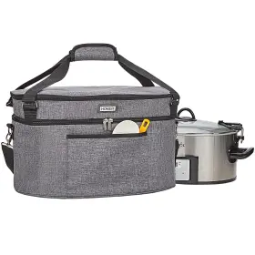 Homest 850069863319 Slow Cooker Bag For Crock-pot 6-8 Quart Insulated Travel Carrier With Easy T