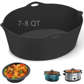 B0c23d2cj2 Horuhue Silicone Liners Fit For Crock 8 Quarts 7-8 Quart 1 Compartment