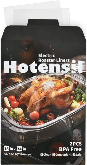 Hrl-s2 Hotensil Electric Roaster Liners And Slow Cooker 2 Count 34 X 18 Inch Universal
