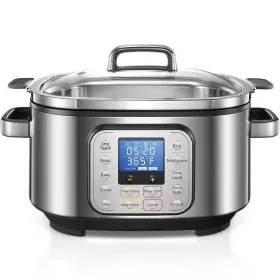 Md-qc6001a Housnat 10-in-1 Programmable 6 Quart Slow Cooker-crock Stainless Steel Md-qc6001a Housnat 10-in-1 Programmable 6 Quart Slow Cooker-crock Stainless Steel