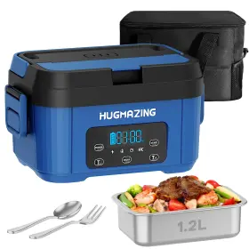 Hugmazing 198715804362 Cordless Electric Lunch Box For Adults Men And Women Large Blue