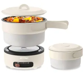A20f Hytric Electric Cooker 2l Portable With Foldable Handle Non-stick