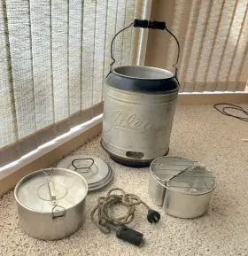 Id-11 Ideal Mfd By The Swartzbaugh Mfg Co Vintage Food Warmer/slow Cooker Mfr Patent 1925