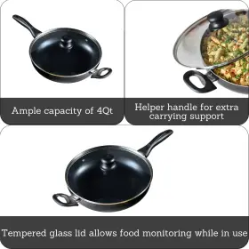 Imusa 094046019935 Usa Jumbo Cooker With Lid 11-inch Black #2 Imusa 094046019935 Usa Jumbo Cooker With Lid 11-inch Black #2