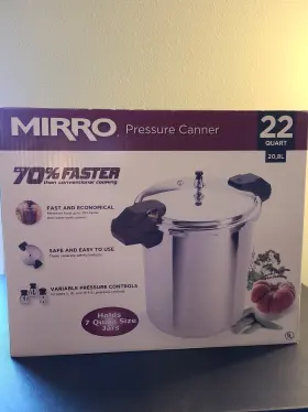 Mir-92122a Imusa Usa Llc 22 Quart Pressure Cooker. Used In Original Packaging