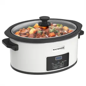Mjl-sco80-wt Indy Vac 8-quart Programmable Slow Cooker With Timer Keep Warm - Small Kitchen Applian
