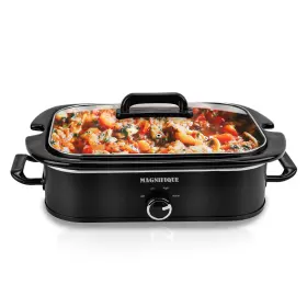 Mjl-scp40-bm-1p Indy Vac 4-quart Slow Cooker With Casserole Manual Warm Setting - Perfect Kitchen Smal