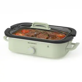 Mjl-scp40-sgbk-1p Indy Vac 4-quart Slow Cooker With Casserole Manual Warm Setting 4 Quarts Sage