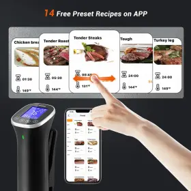 Isv-300w Inkbird 65698 Wifi Sous Vide Cooker 1000 Watts Sous-vide Machine