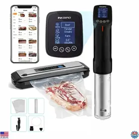 Inkbird B08hwl9mkk 1000w Sous Vide Cooker Immersion Circulator With App And 14 Preset Recipes