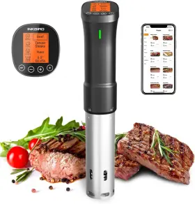 Isv1000w Inkbird 2.4g Wifi Sous Vide With 14 App Presets 100 Hr Timer - 2025 1000 Watts