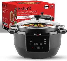 140-4040-01 Instant Pot Superior 7.5- Quart Slow Cooker Multifunctional