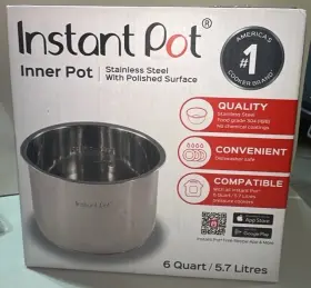 612-0502-31 Instant Pot Duo Plus 6-quart Inner Replacement Stainless Steel New