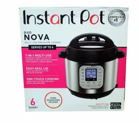 7-in-one Instant Pot Duo Nova 6 Quart 7-in-1 Multi Pressure Cooker See Description