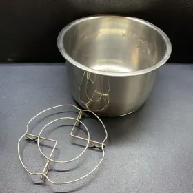 Ab19412 Instant Pot Duo Mini 3 Quart Replacement Inner And Rack Pressure Slow Cooker