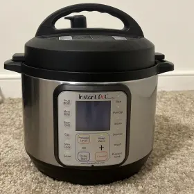 Instant Pot Duo Plus 859716007199 3 Quart Mini 9-in-1 Electric Pressure Cooker Silver