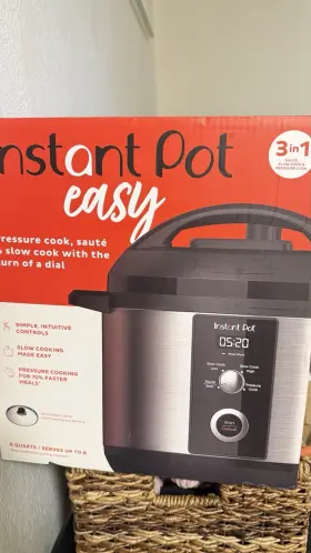 Espc601sswm Instant Pot Insta Easy 6 Quart Slow Cooker With Glass Lid