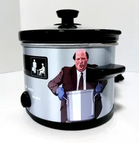 Sc2-off-of1 Intertek The Office Kevins Famous Chili Slow Cooker 2 Quart Rare 2000s Comedy Tv