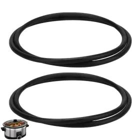 Iwiwe 730849963029 2pcs Crock Pot Rubber Band And Lid Strap Reusable Silicone Slow Cooker La