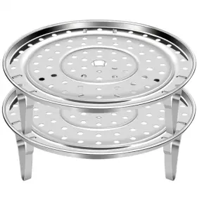 Jmteea 705598046224 Steamer Rack For Cooking 18/8 Stainless Steel Steaming 8.7 Inch Steam