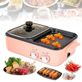 Kaichenyt 749767199373 Hot Pot With Grill Electric And Frying Pan Shabu Gri